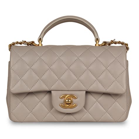 chanel gray vinyl flap bag|Chanel flap bag price.